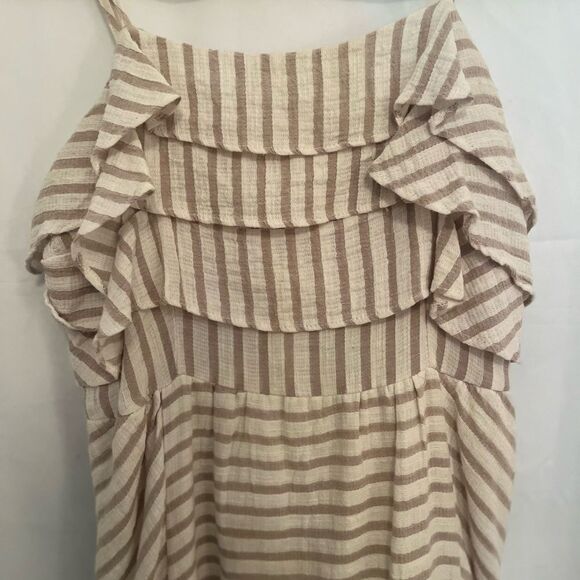 Merci Striped Dress with Ruffles - Picture 2 of 9